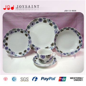 14 polegadas personalizaram a louça de venda quente da porcelana de China para relativo à promoção